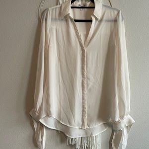 Express Tie Sleeve Portofino Shirt